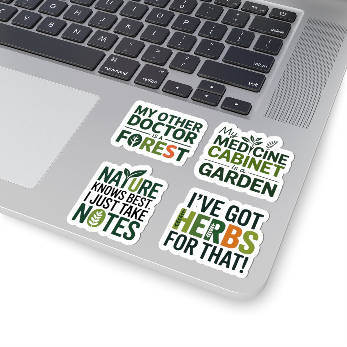 Naturopath Sticker Pack – 4 PCS Funny Forest Doctor Garden Decals for Naturopaths Natural Health Lovers
