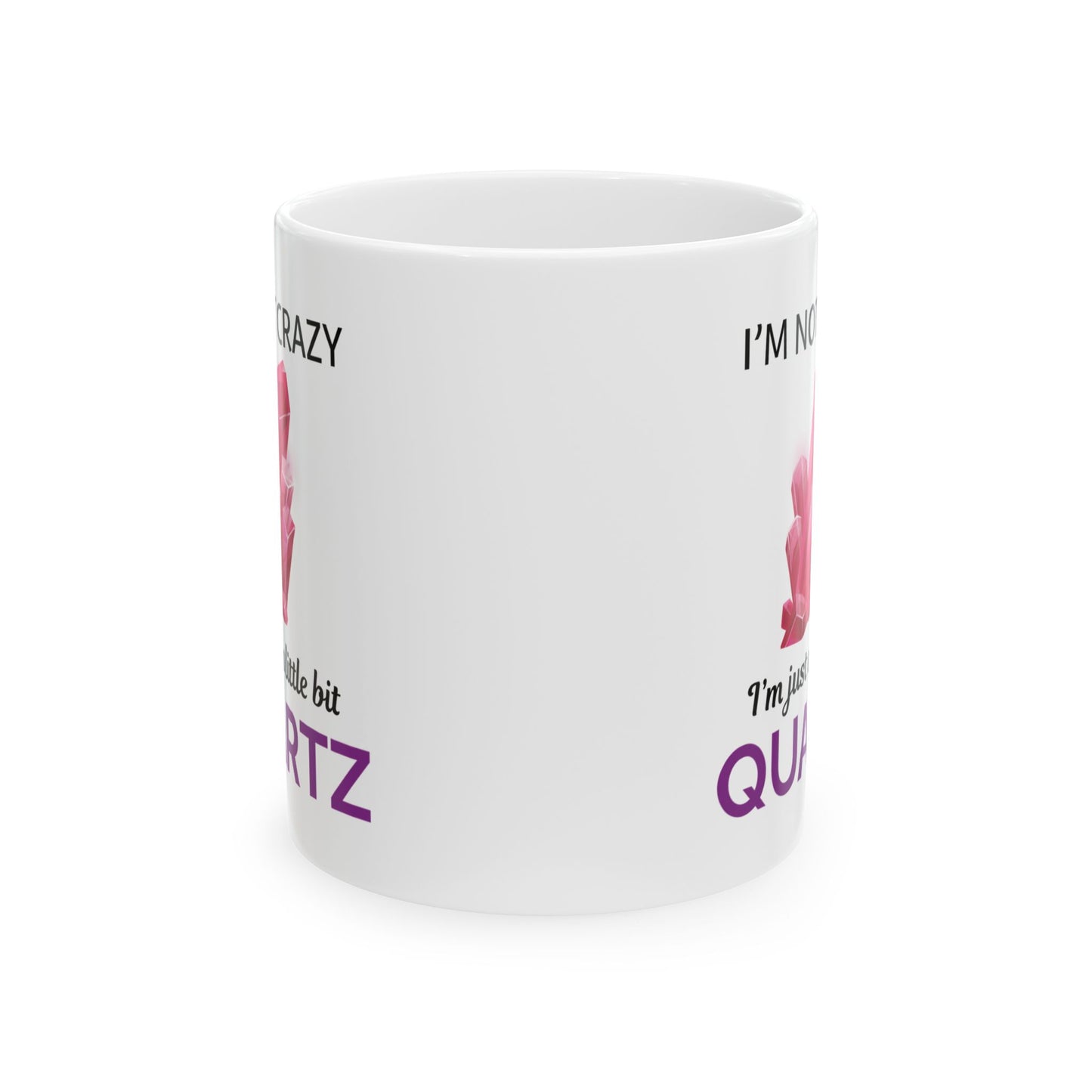 Rock Collector Mug Quartz Pun Humor for Mineral Enthusiasts Geologists