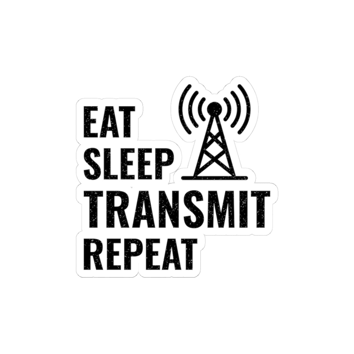 Amateur Ham Radio Operator Stickers Vinyl Decal - Radio Lifestyle & On-Air Passion