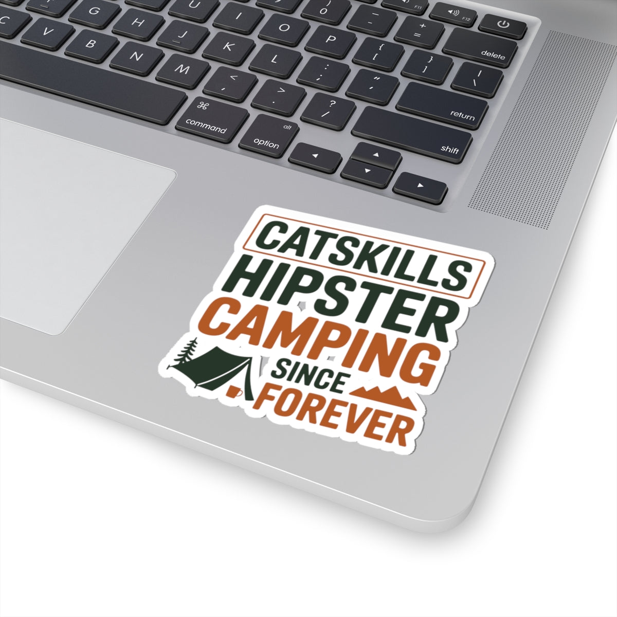 Catskills Camping Sticker - New York Mountains Outdoor Vinyl Decal for Campers Hikers