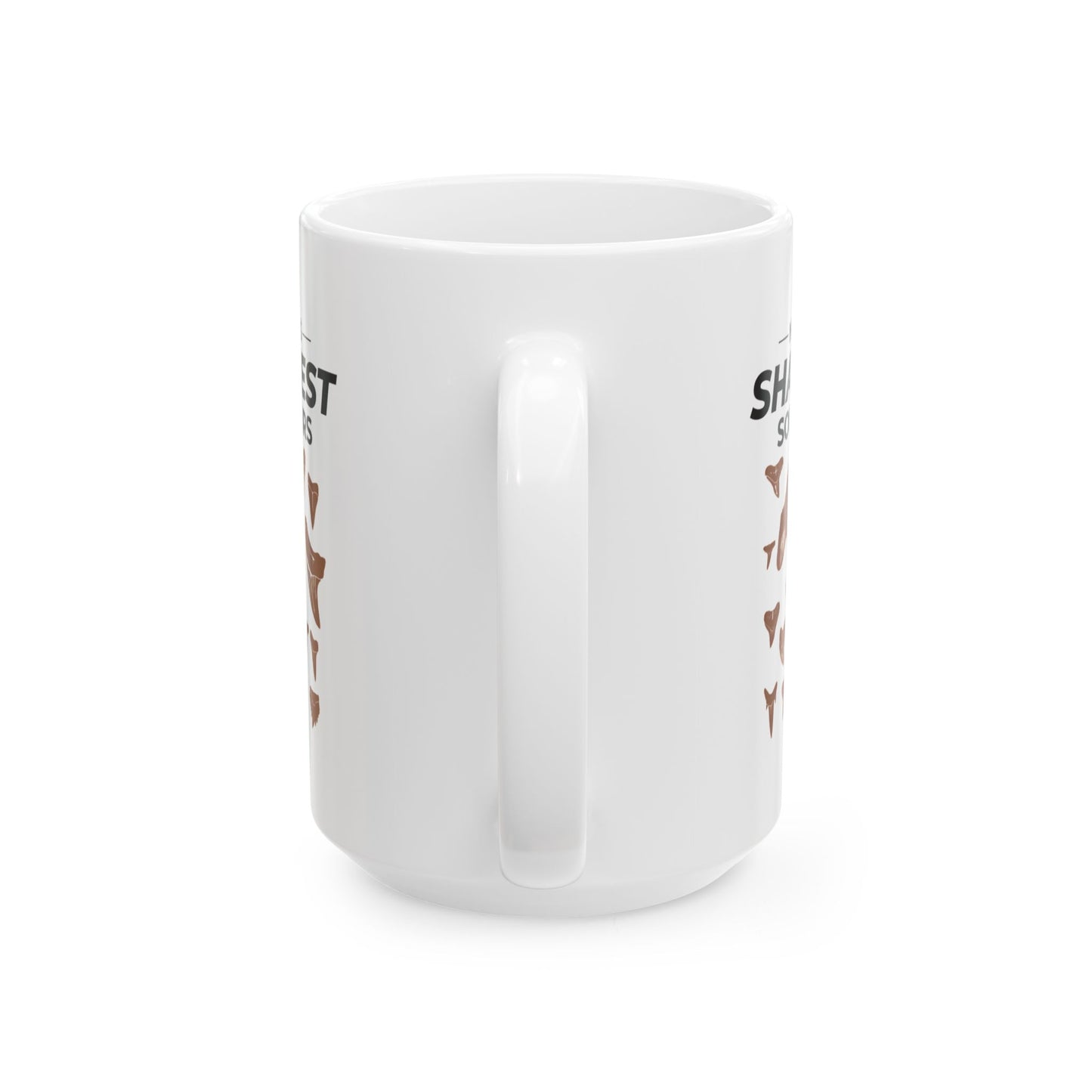 Shark Tooth Collector Mug - Nature's Sharpest Souvenirs Cup for Fossil Hunters