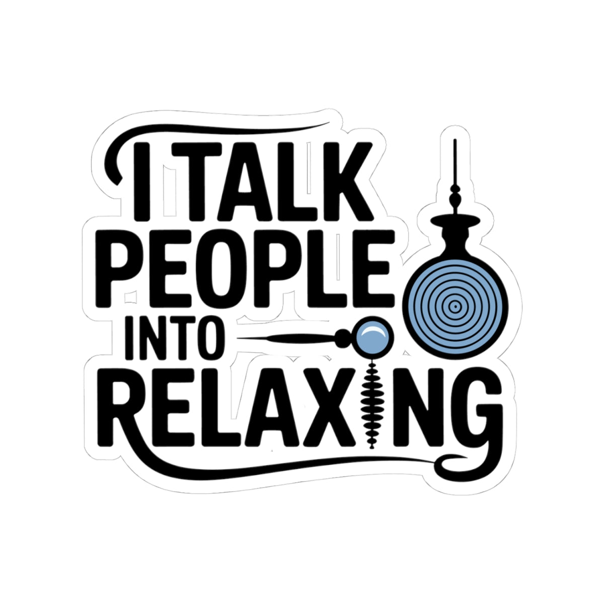 Hypnotist Skill Sticker - Verbal Relaxation Vinyl Decal for Hypnotists, Persuasive Calm Experts