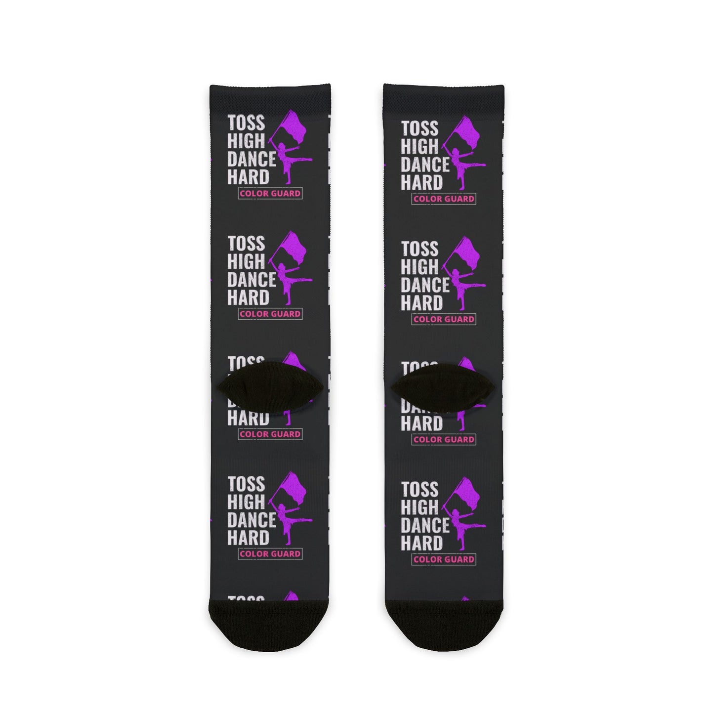 Color Guard Socks, Performance Athletic Wear for Marching Band