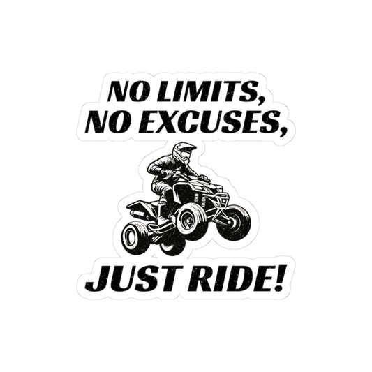 ATV Sticker Vinyl - Extreme Off-Road Quad Bike Racing Decal for Motocross & Dirt Riders