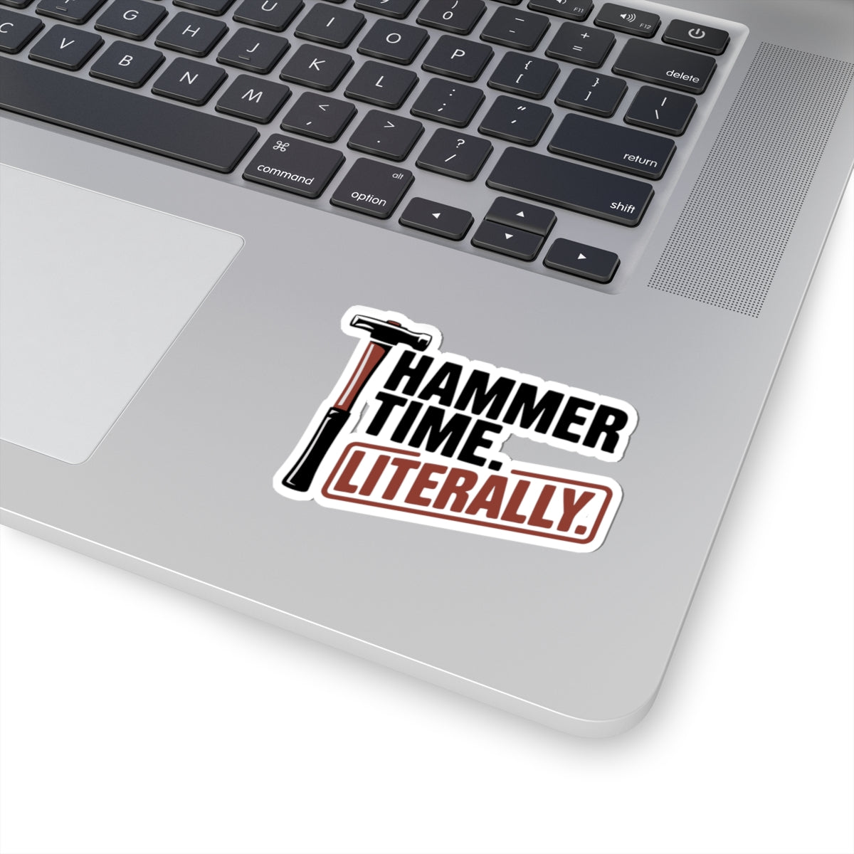 Blacksmith Hammer Sticker – Funny Forge Humor Stamp Decal for Metalworkers Forging Enthusiasts