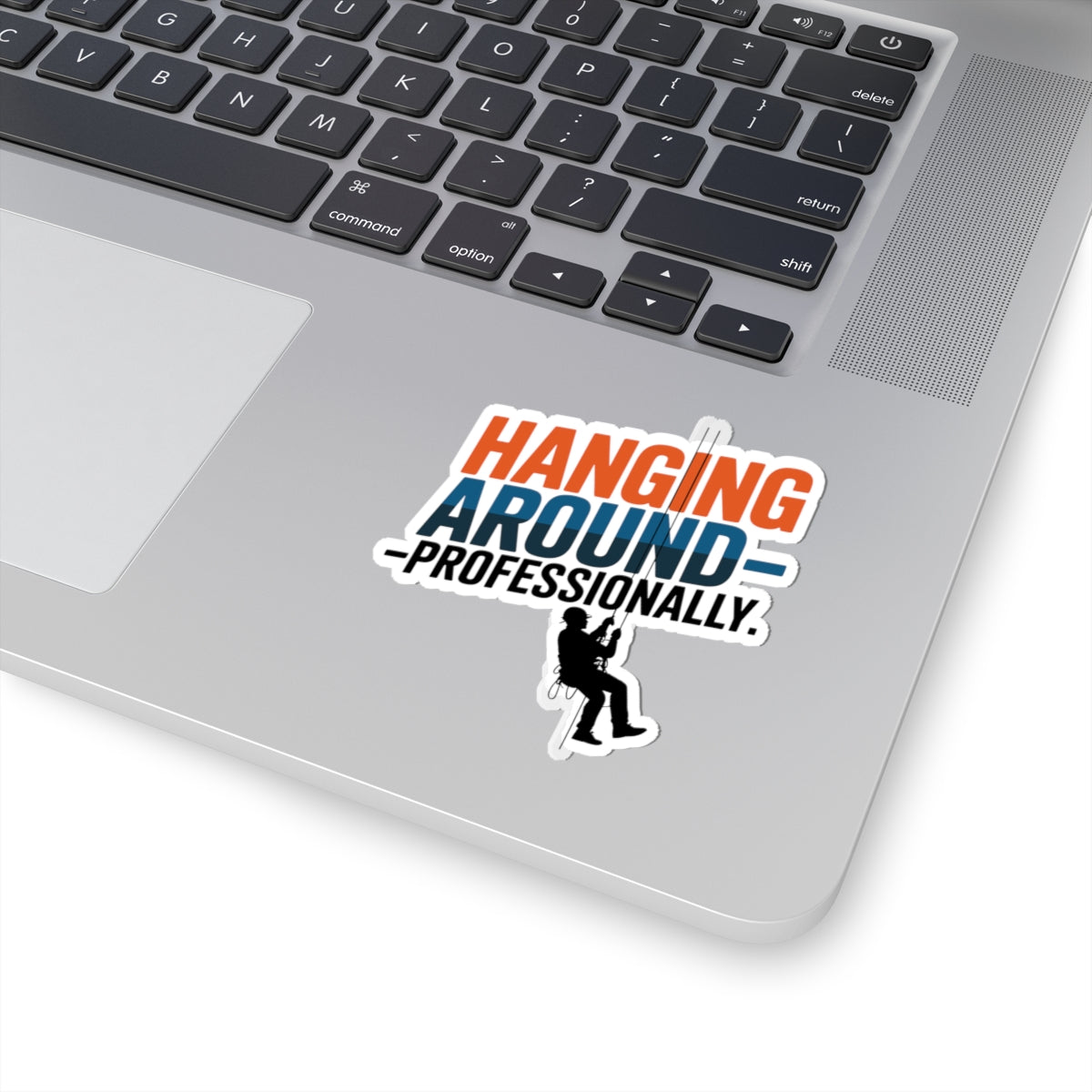 Professional Hanging Sticker - Rope Access Vinyl Decal for Industrial Climbers & Technicians
