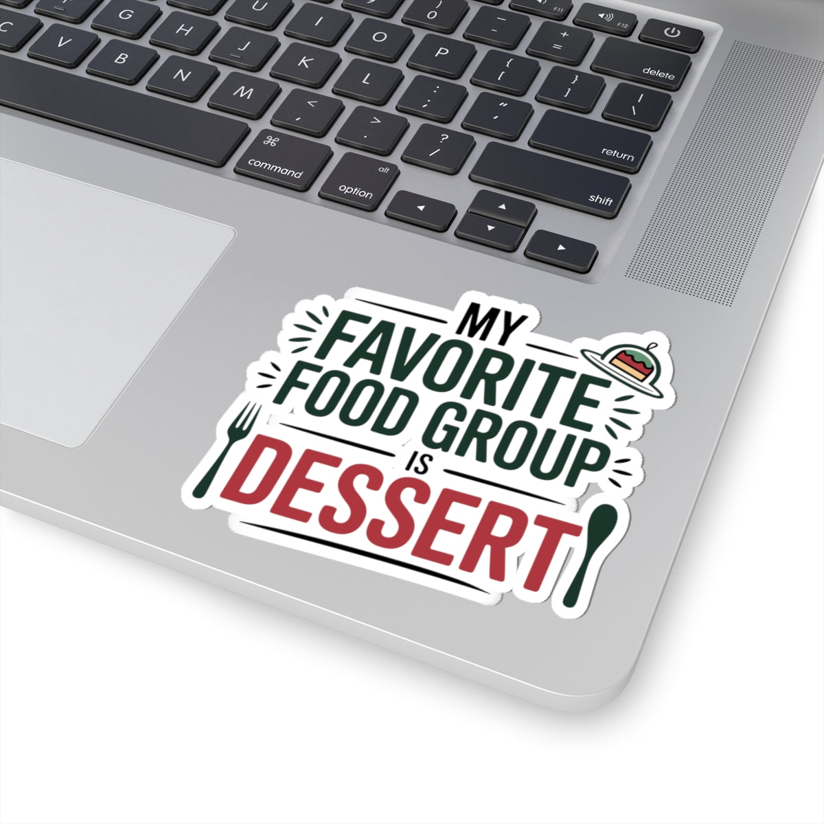 Playful Dietitian Sticker - Dessert Food Group Vinyl Decal for Registered Dietitians