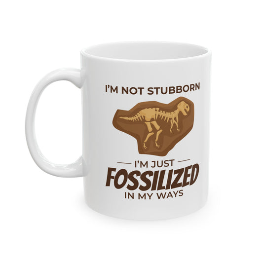 Dinosaur Fossil Mug T-Rex Humor for Paleontology Lovers