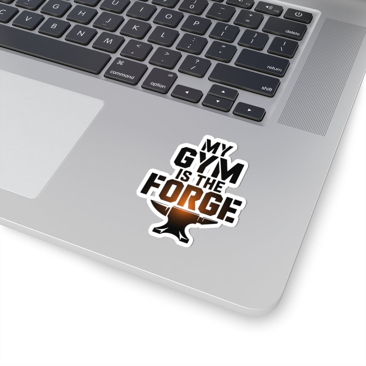 Blacksmith Anvil Sticker – Funny Forge Gym Quote Decal for Metalworkers Bladesmiths