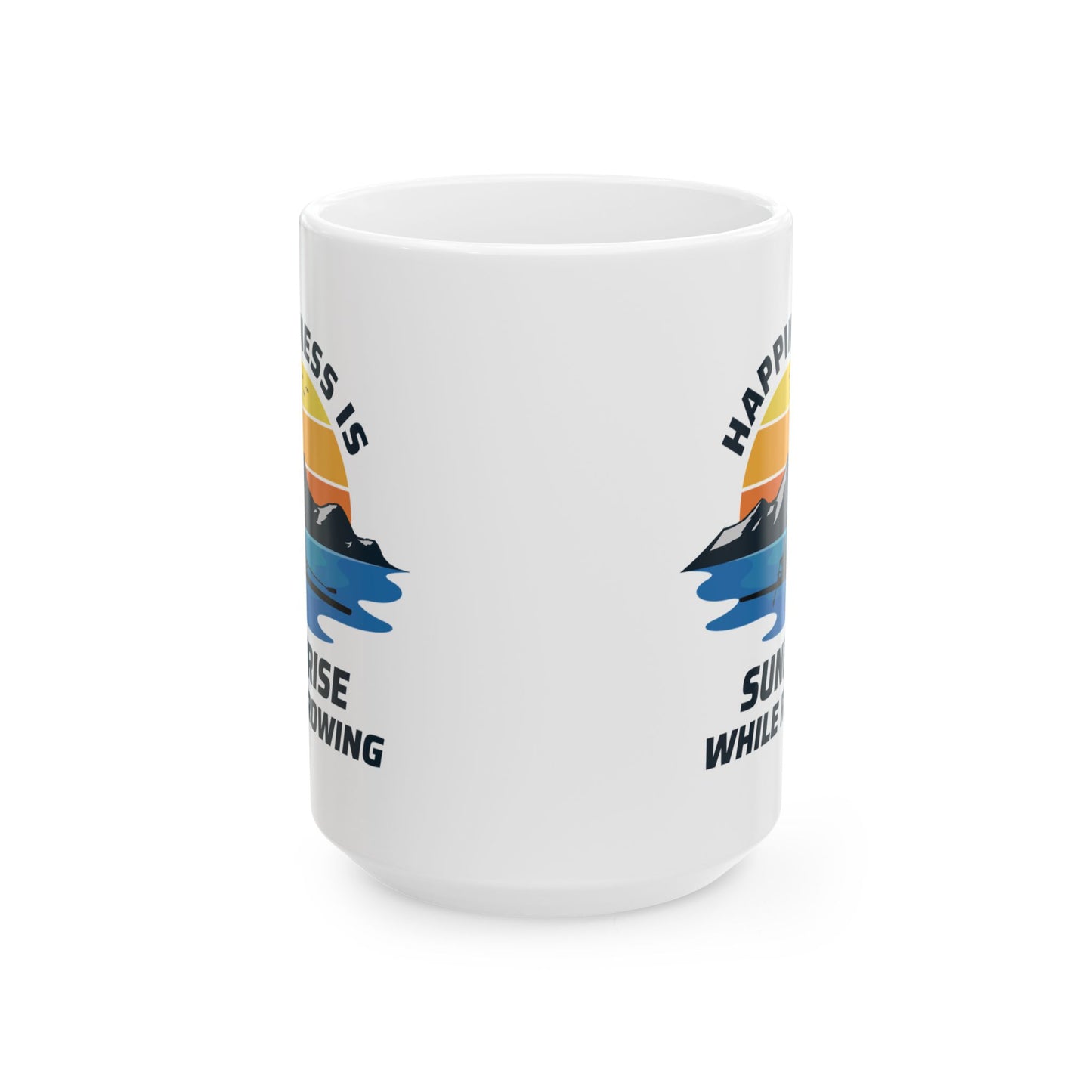 Rowing Mug Morning Rower Sunrise Water Sport Lake Adventure