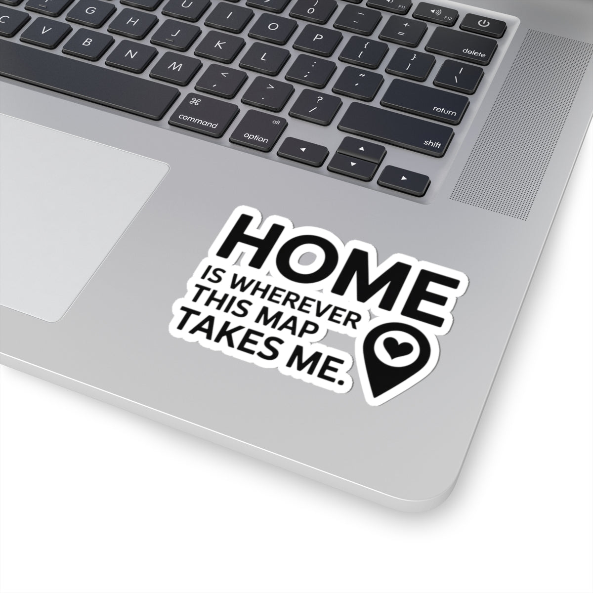 Wanderlust Home Sticker - Portable Map Art Decal for Adventurers & Modern Explorers