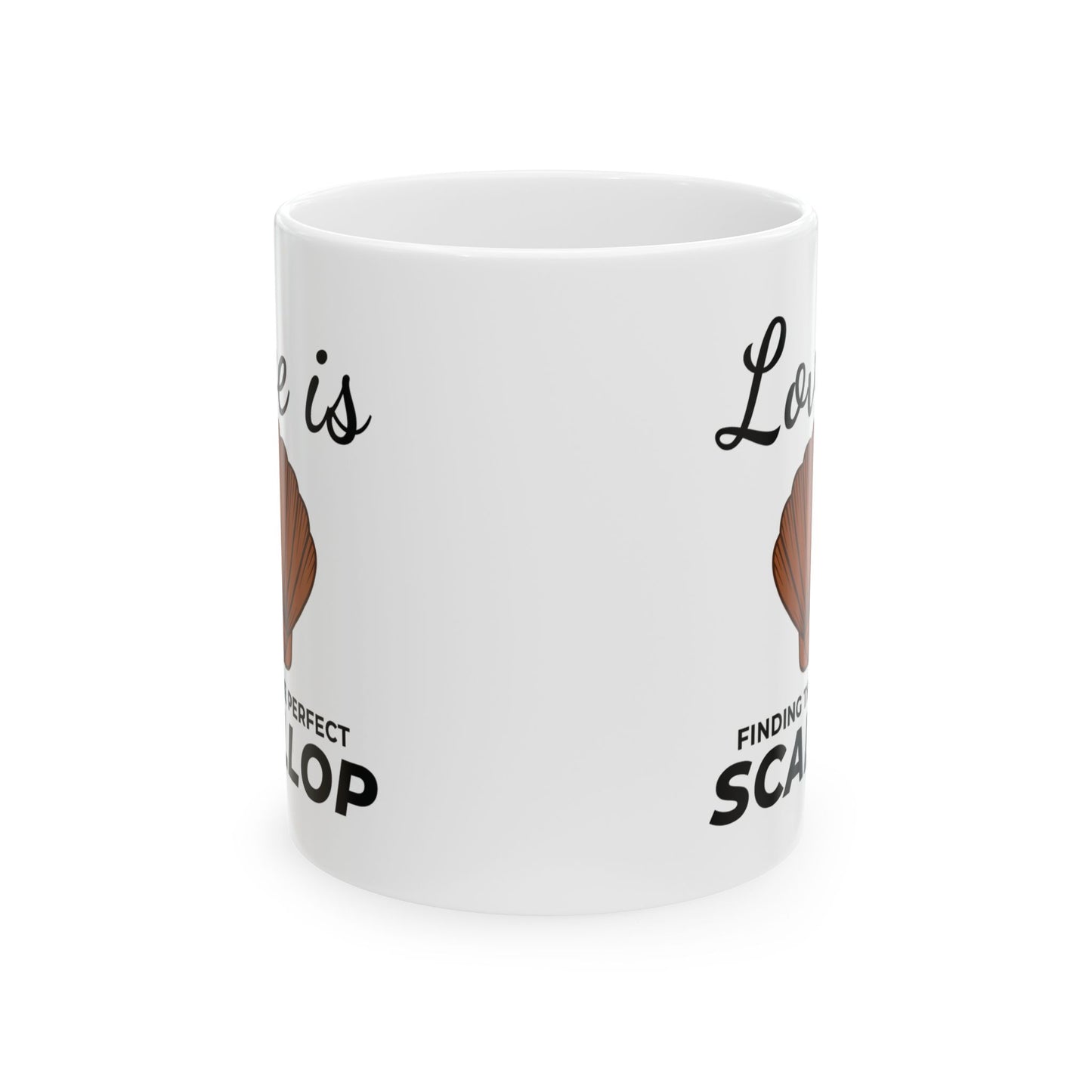 Perfect Scallop Mug, Ocean Love, Beach Treasure Gift