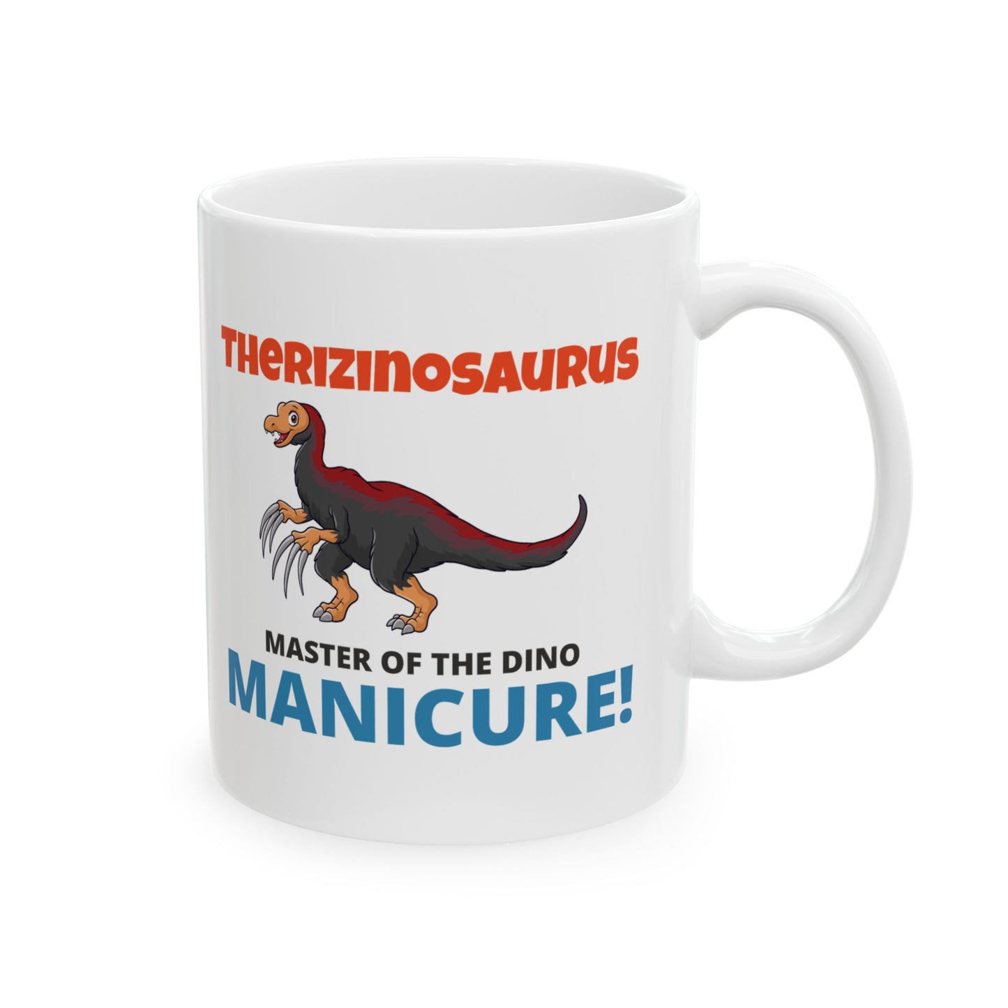Dinosaur Fossil Mug - Therizinosaurus, Claws - Dino Humor Gift