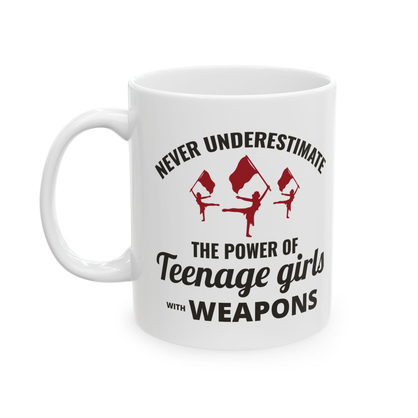 Color Guard Mug - Teenage Girls Power Design for Enthusiasts