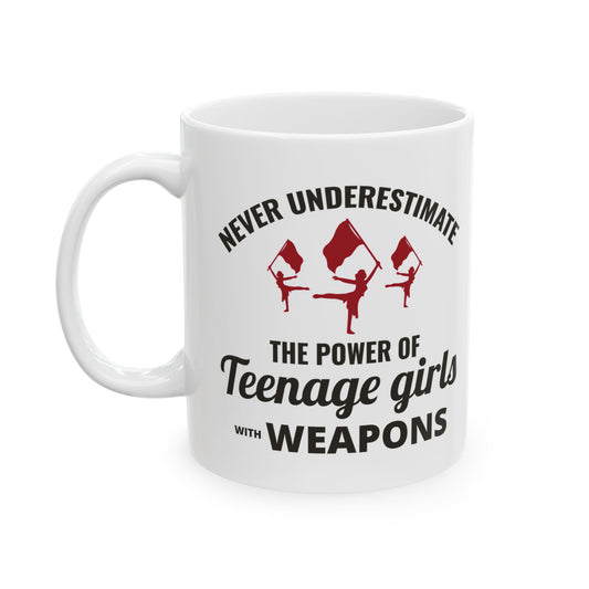 Color Guard Mug - Teenage Girls Power Design for Enthusiasts
