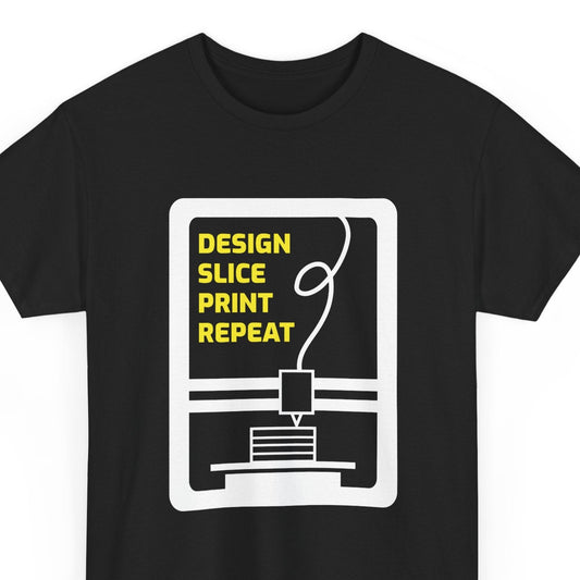 3D Printing Design Slice Print Repeat T-Shirt 
