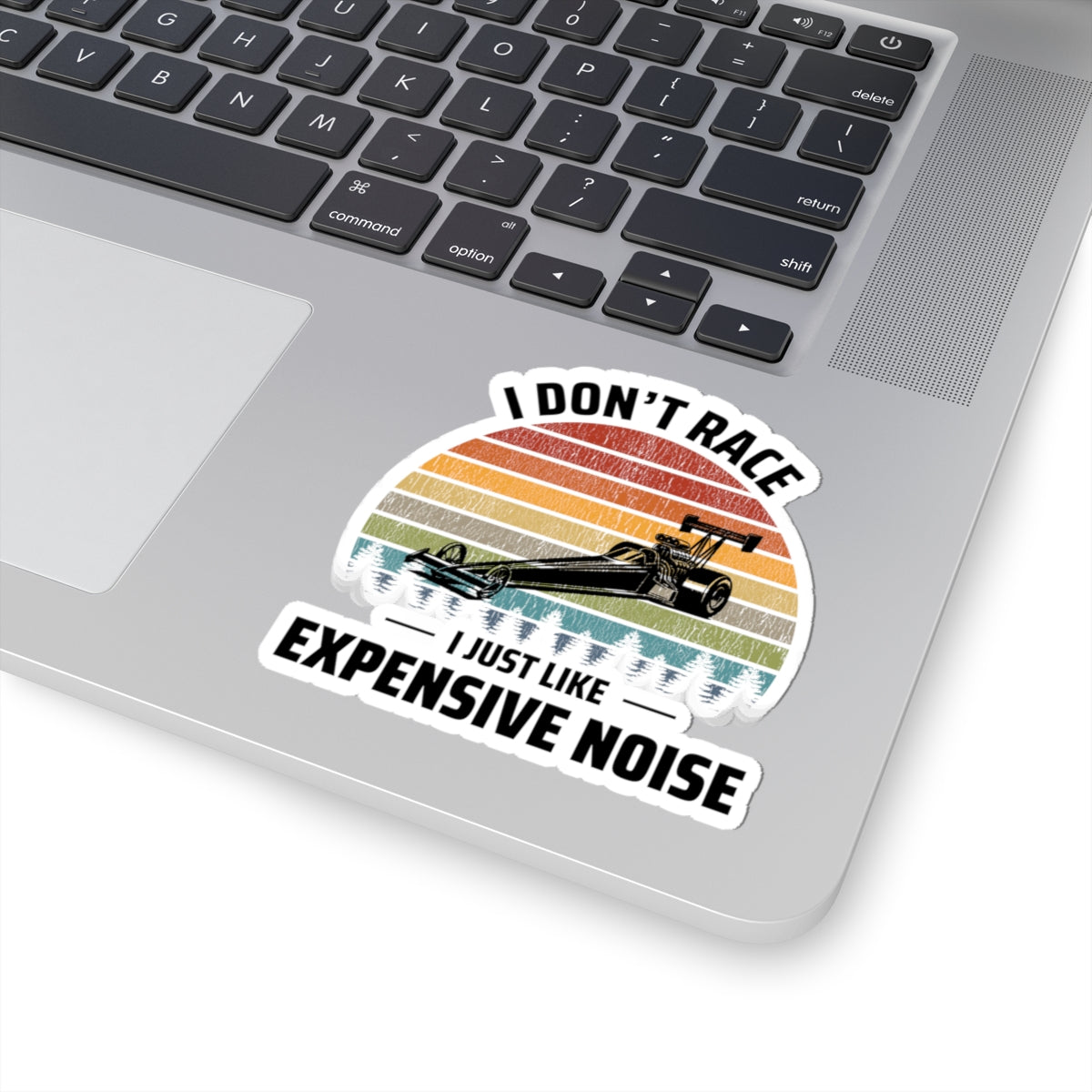 Dragster Drag Racing Sticker Vinyl – Loud Engine Humor for Race Fans and Speed Addicts