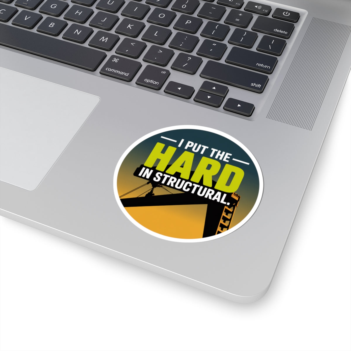 Structural Steel Sticker - Hard Structure Vinyl Decal for Ironworkers & Erectors