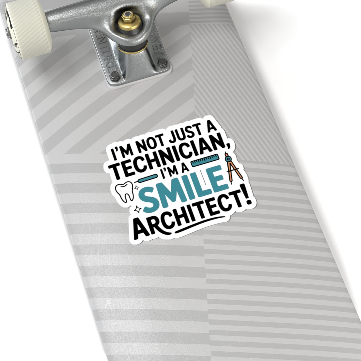 Smile Architect Sticker - Dental Lab Artistry Vinyl Decal for Ceramists & Prosthetic Technicians