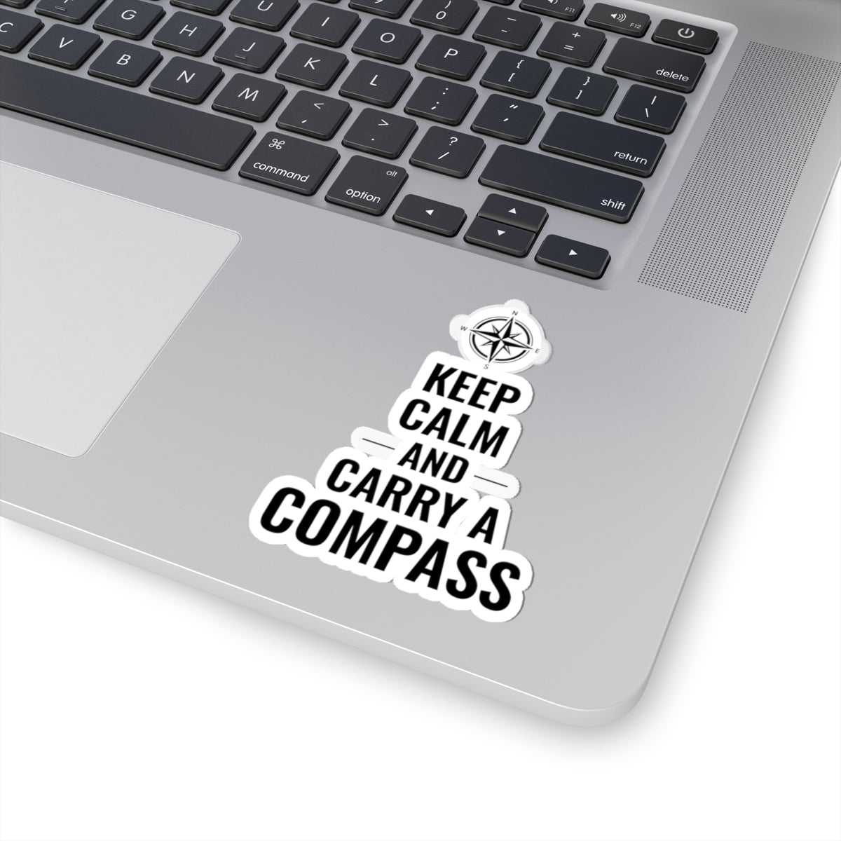 Professional Navigator Sticker - Compass Calm Vinyl Decal for Surveyors & Cartographers