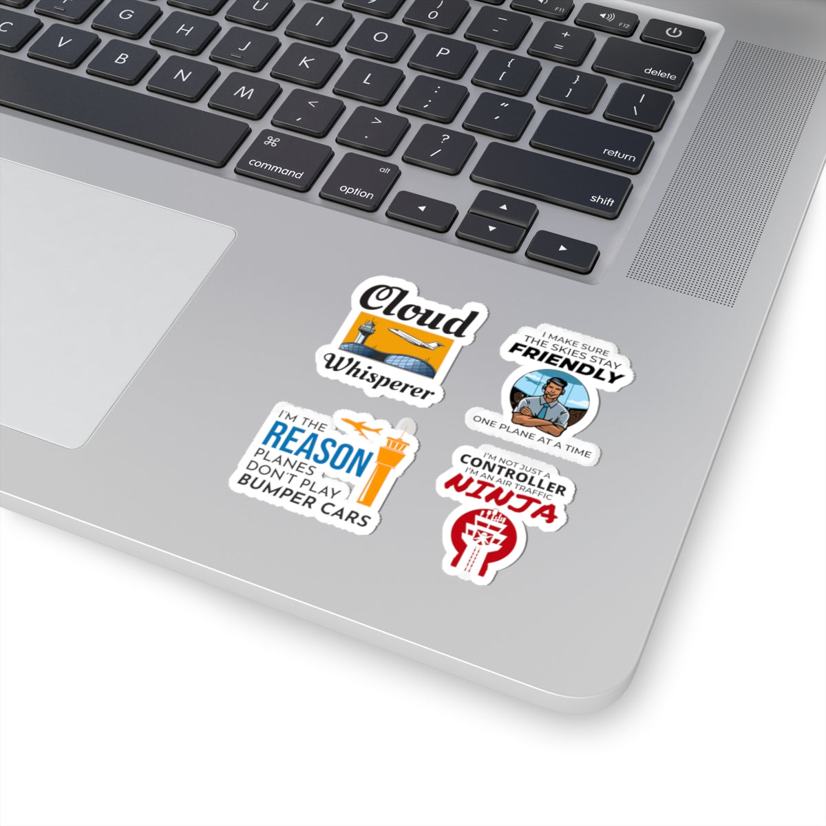 Air Traffic Controller Sticker Pack – 4 PCS Witty Aviation Humor Stickers for ATC Professionals & Aviation Fans
