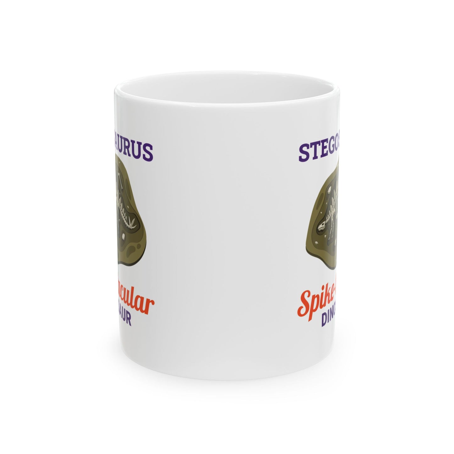 Stegosaurus Dinosaur Fossil Mug - Spike-tacular Design