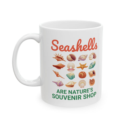 Seashell Collector Mug - Nature's Souvenir Shop Design