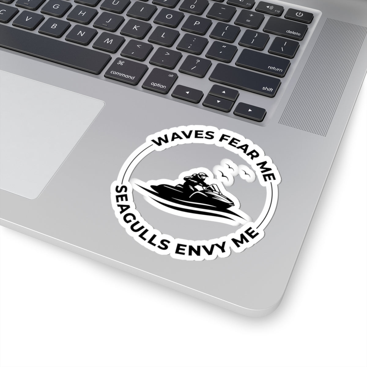 Bold Jet Ski Sticker - Fearless Waves Vinyl Decal for PWC Riders & Water Adventure Lovers