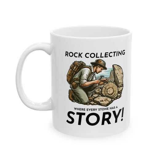 Geologist Mug for Rock Lovers - Stone Stories
