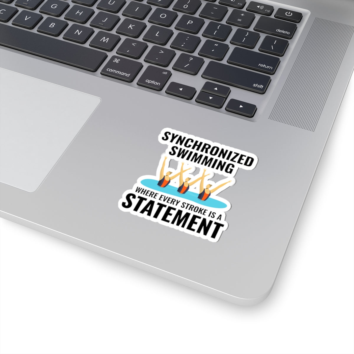 Artistic Synchronized Swimming Sticker - Powerful Strokes Vinyl Decal for Athletes & Coaches