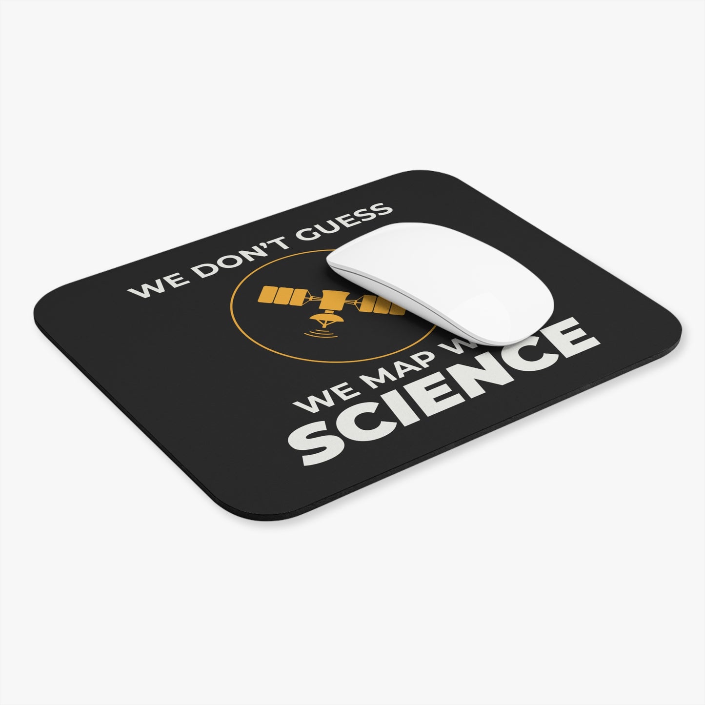 Scientific Mapping Mouse Pad - GIS Precision Joke Non-Slip Rubber Base for Analysts & Researchers