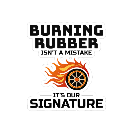 Drifting Drift Racing Sticker Vinyl Motorsport Burning Rubber Signature Slide