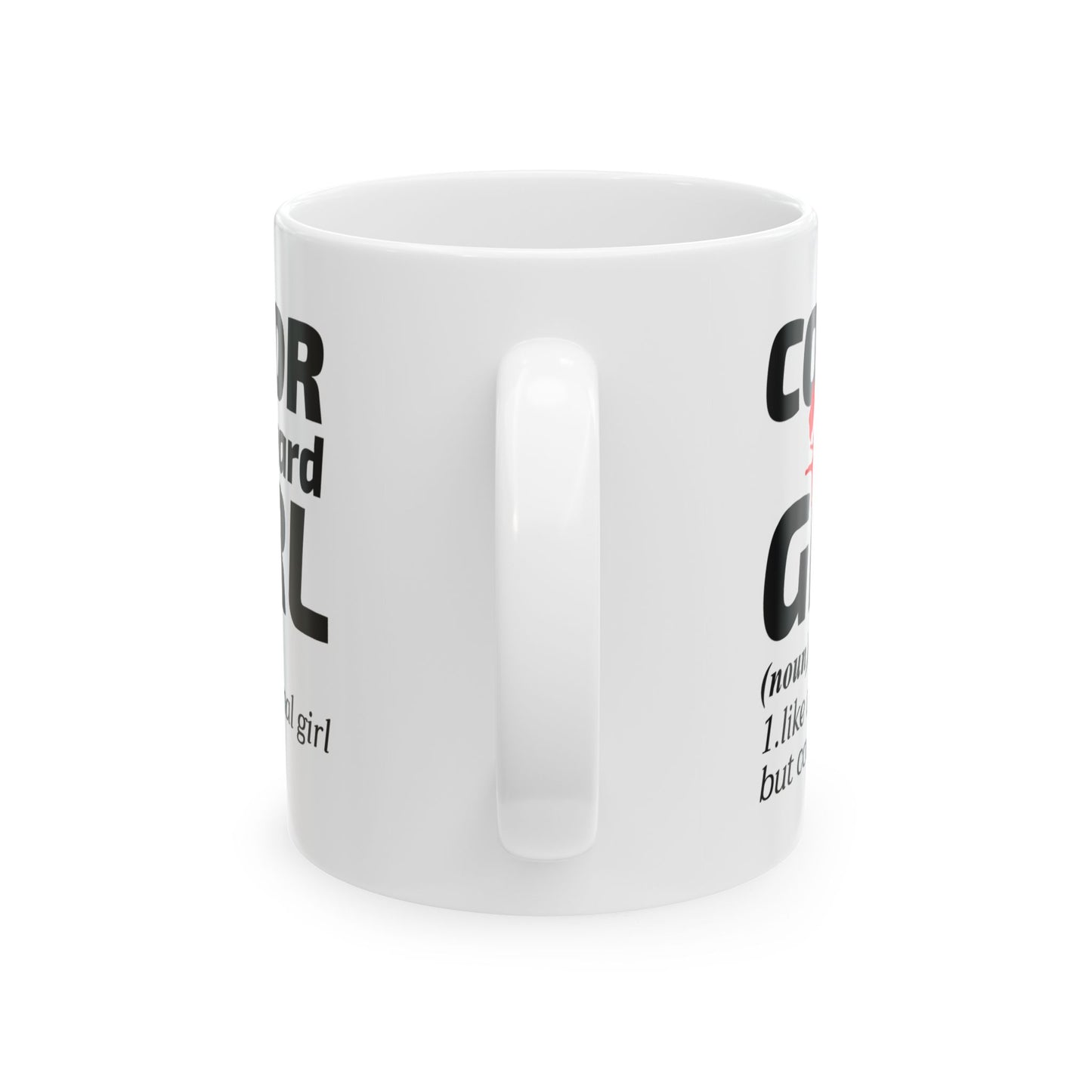 Color Guard Girl Mug | Flag Team Dance Performance Marching Band Gift