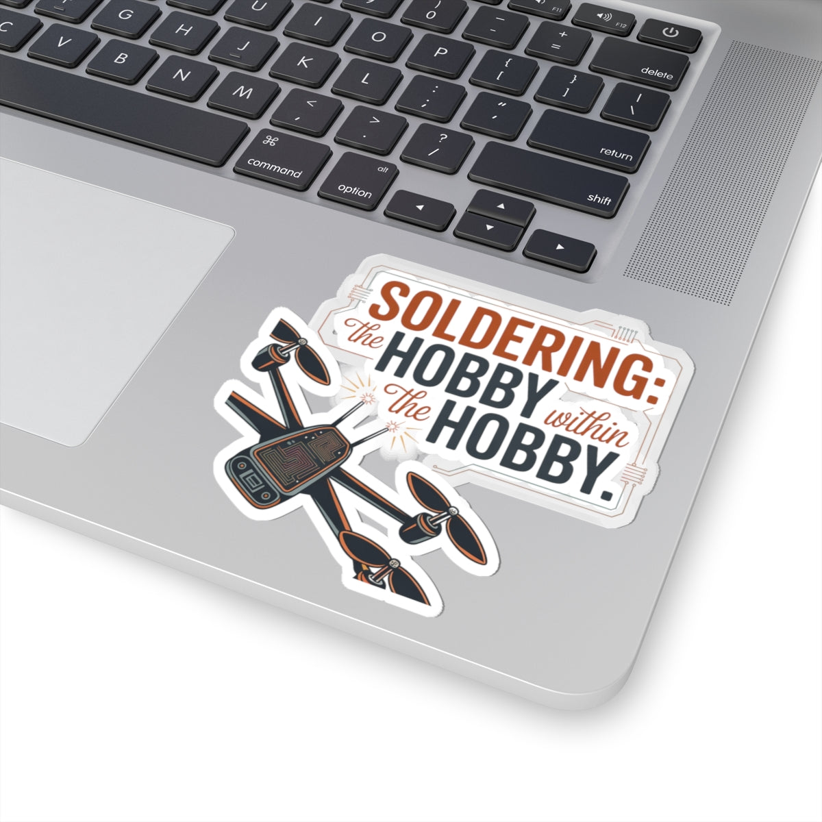 Drone Racing Sticker - Soldering Sub Hobby Decal for FPV Pilots, Quad Builders