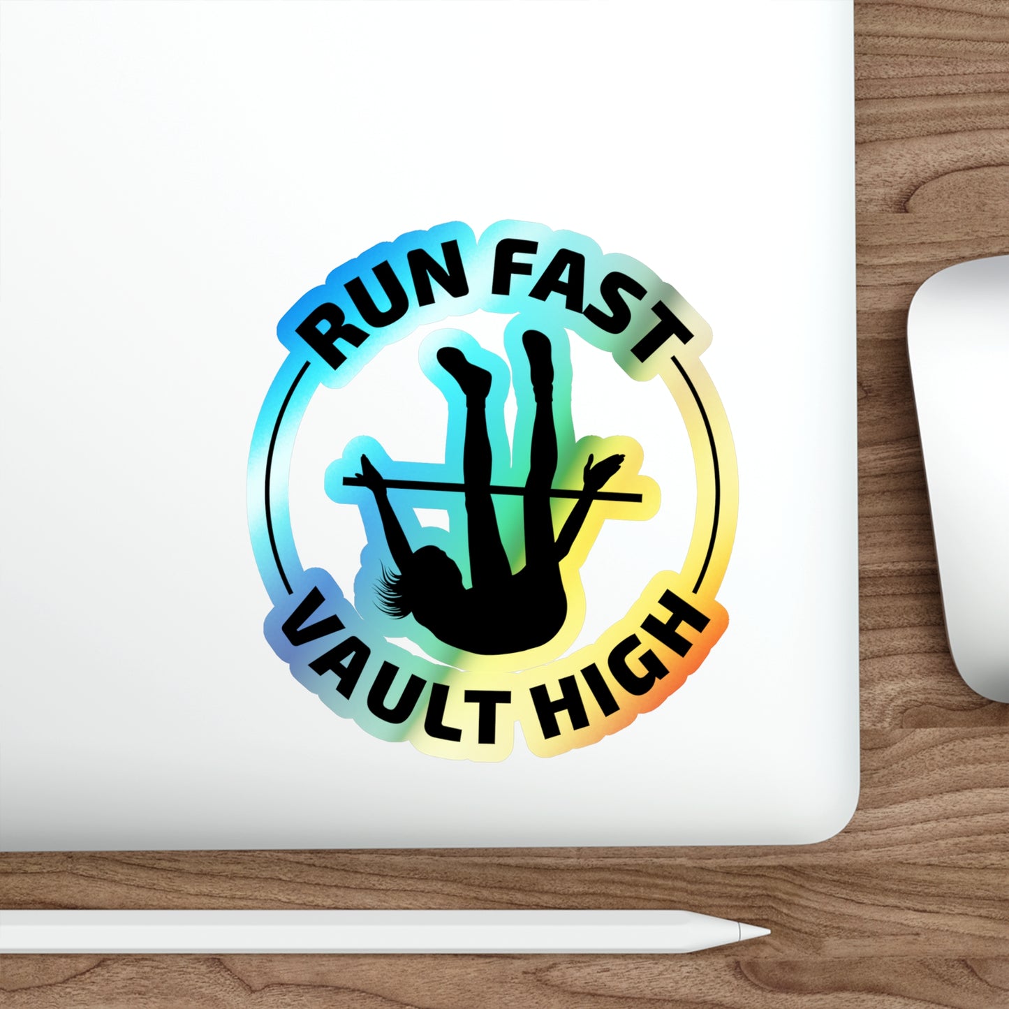 Stabhochspringer-Aufkleber – Sprint Jump Soar High Performance Aufkleber