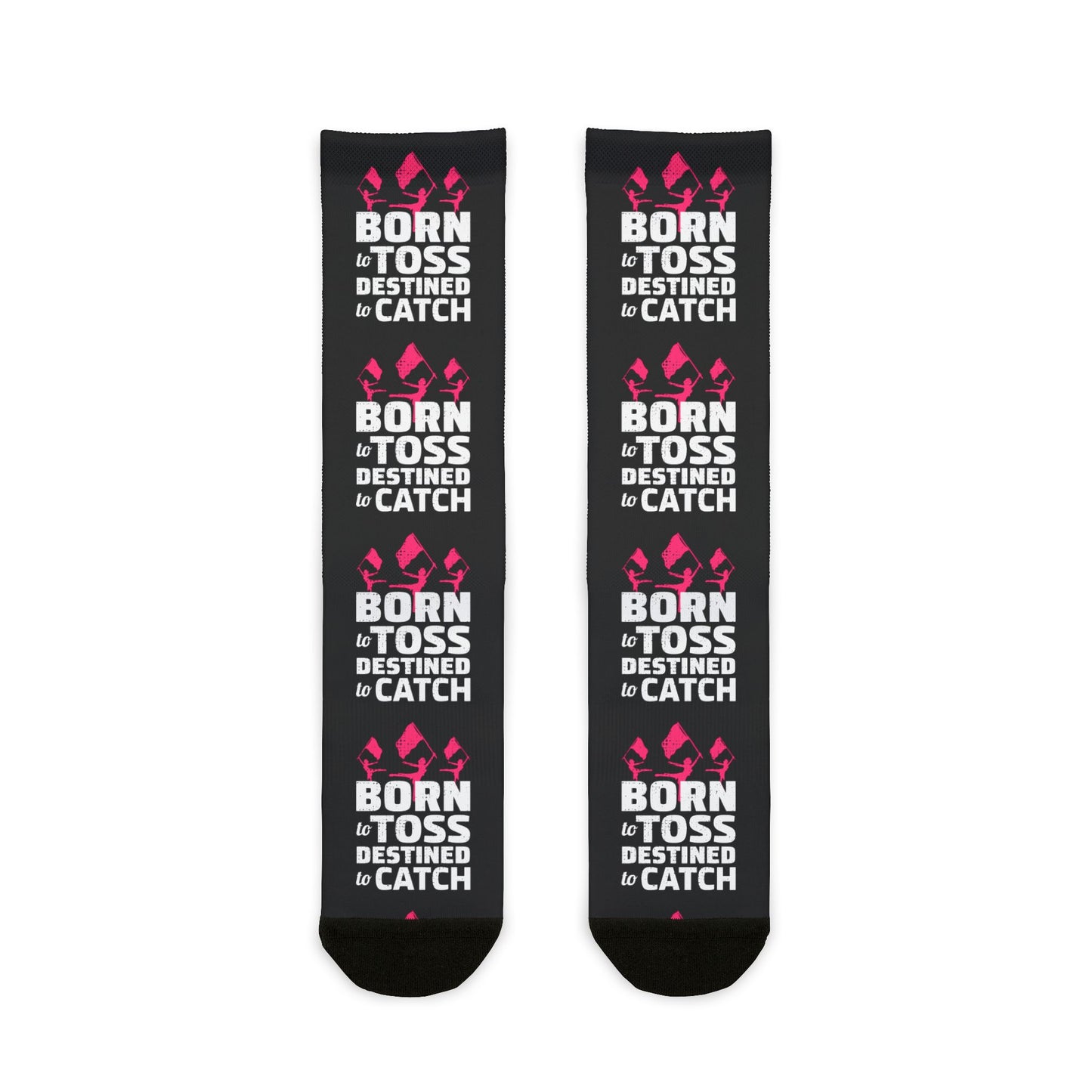 Color Guard Socks – Designed for Performers & Marching Teams, "Born to Toss, Destined to Catch"