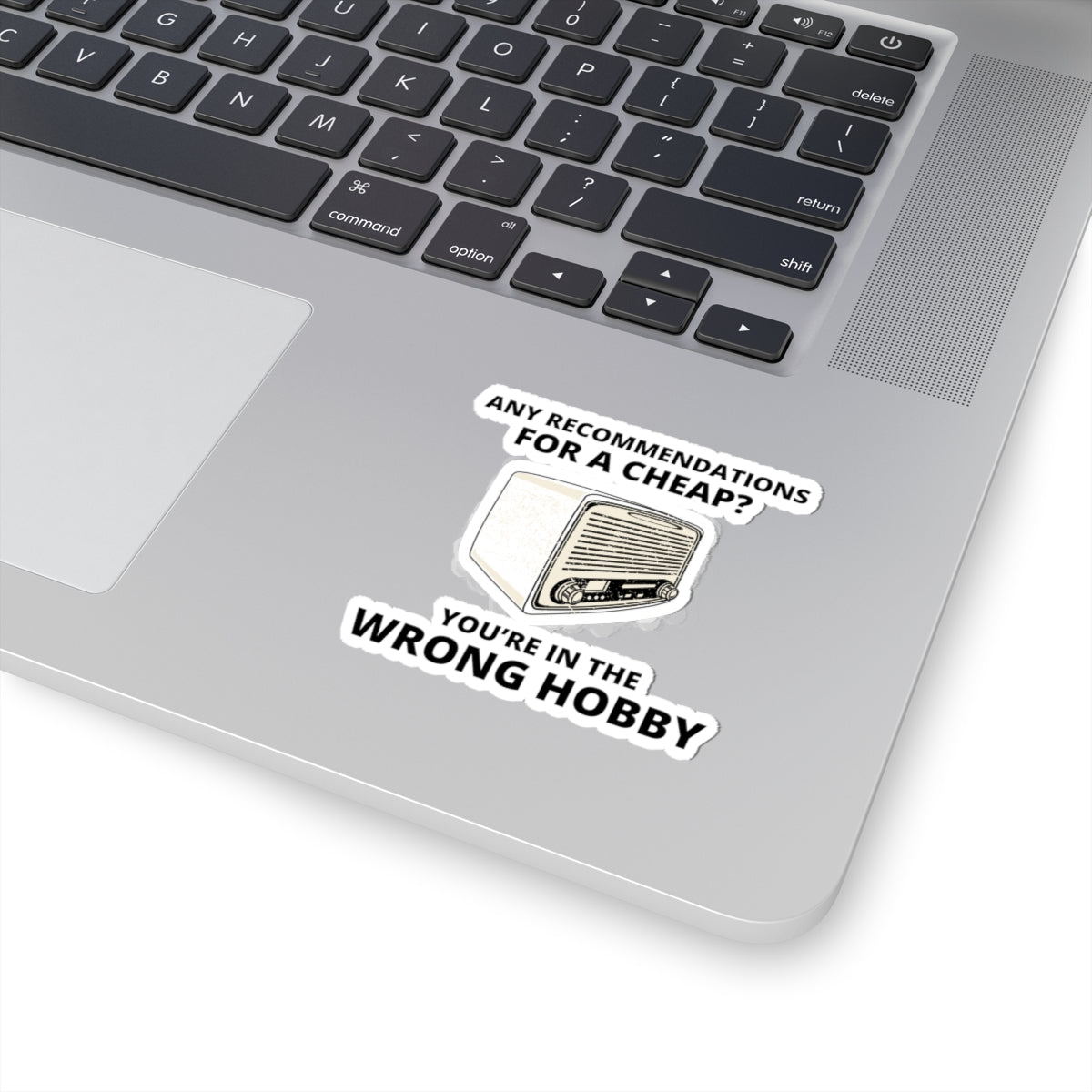 Ham Radio Budget Sticker - Affordable Hobby Vinyl Decal for Amateur Radio Operators & Enthusiasts