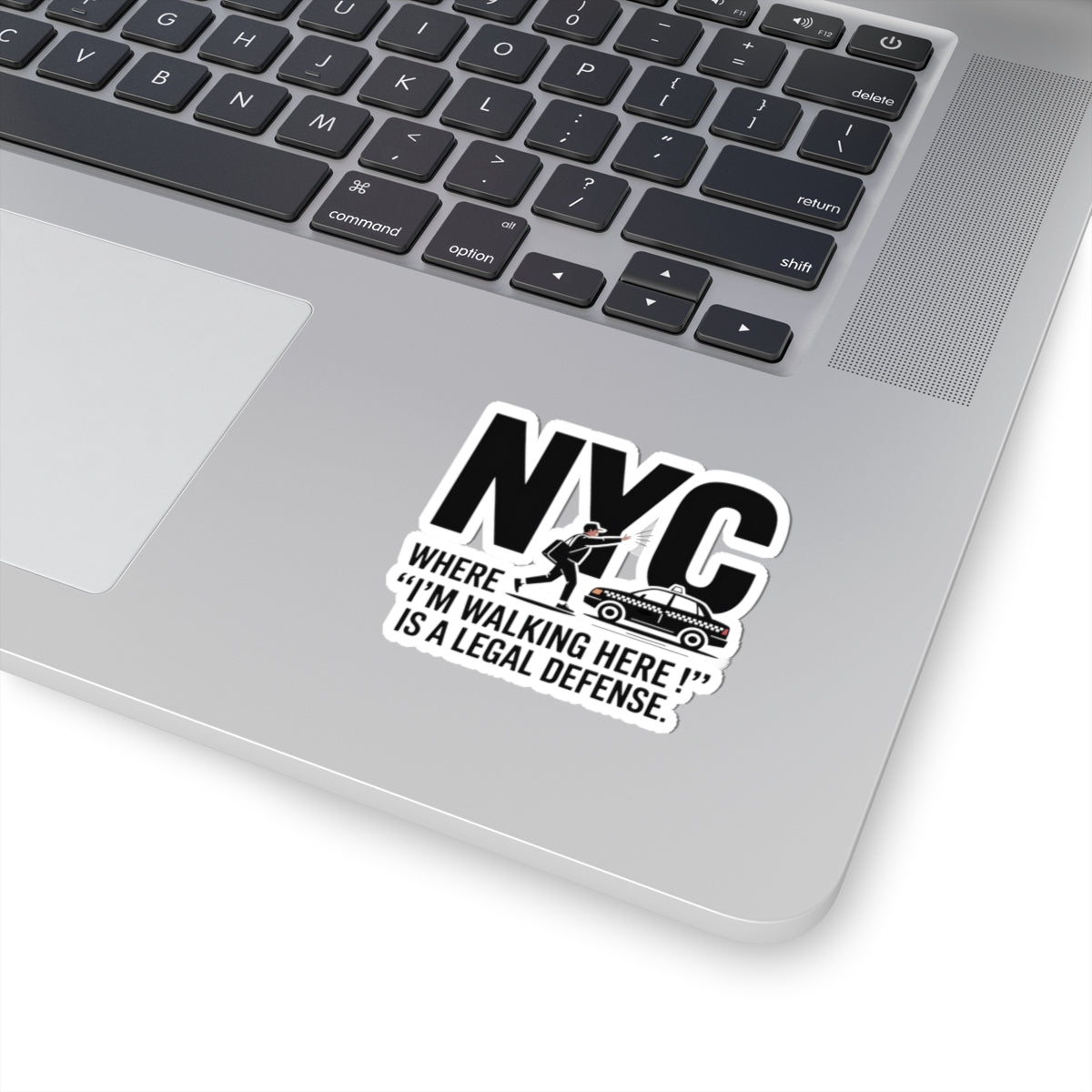 Edgy New York Sticker - Urban Attitude Vinyl Decal for City Lovers & Proud New Yorkers