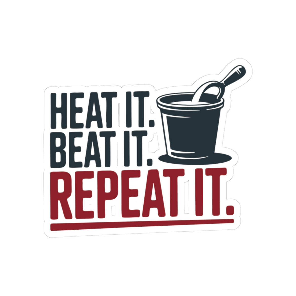 Blacksmith Quench Sticker – Funny Forge Rhythm Humor Decal for Metalworkers Forging Enthusiasts