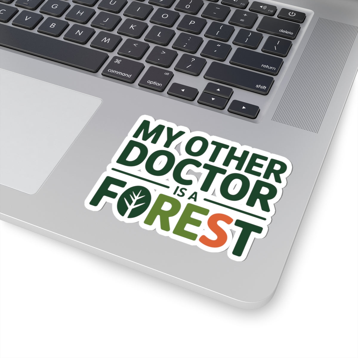Naturopath Nature Connection Sticker - Forest Healing Vinyl Decal for Naturopaths, Ecotherapy Practitioners