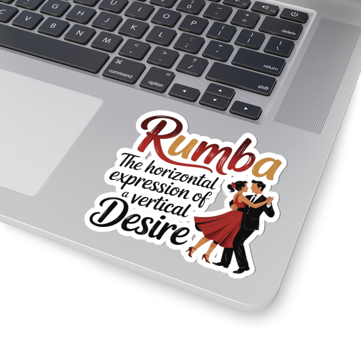 Rumba Quote Sticker - Dance Philosophy Vinyl Decal for Dancers, Ballroom Romantics