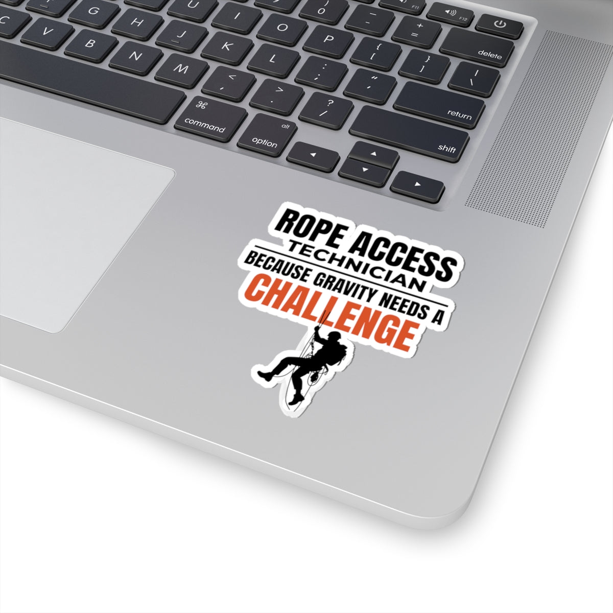 Rope Access Decal - Industrial Climber Sticker for Technicians