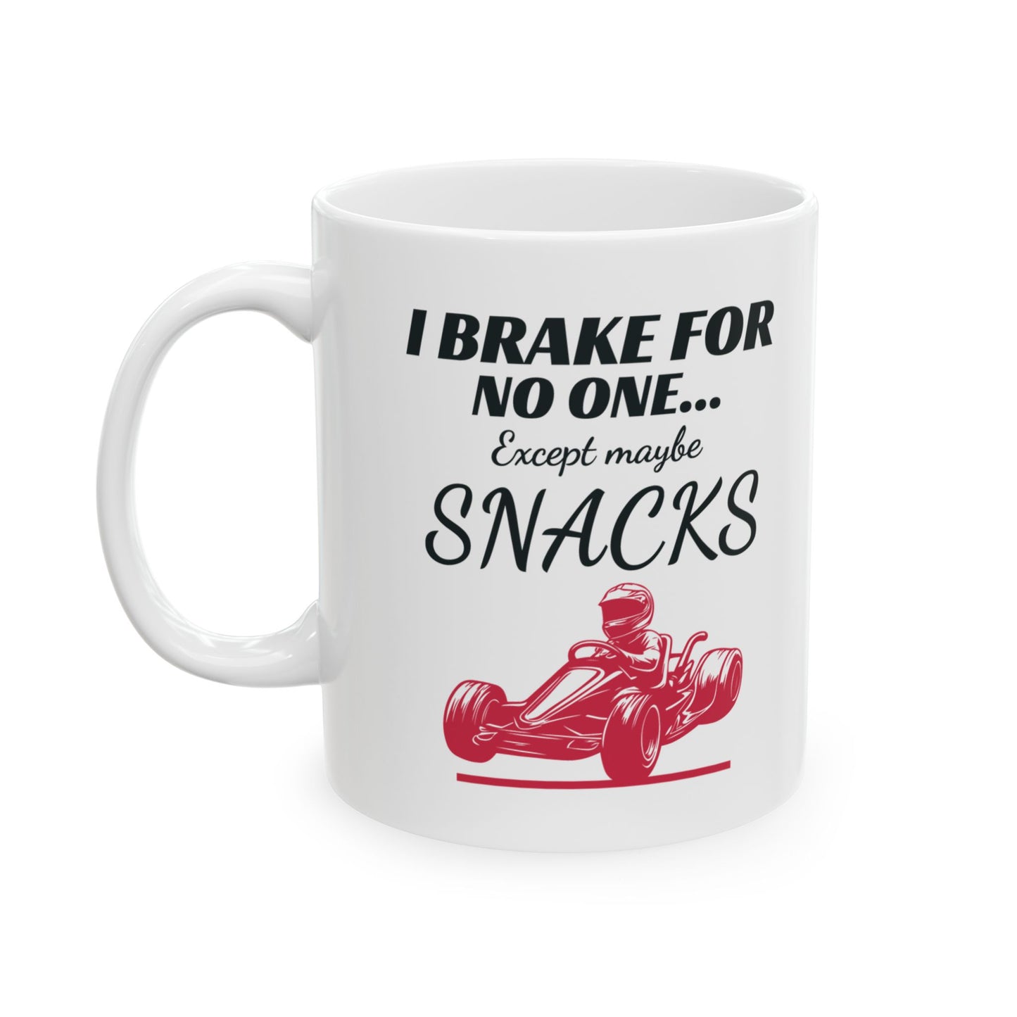Go Kart Racing Mug for Speed Enthusiasts – Funny Karting Snack Lover