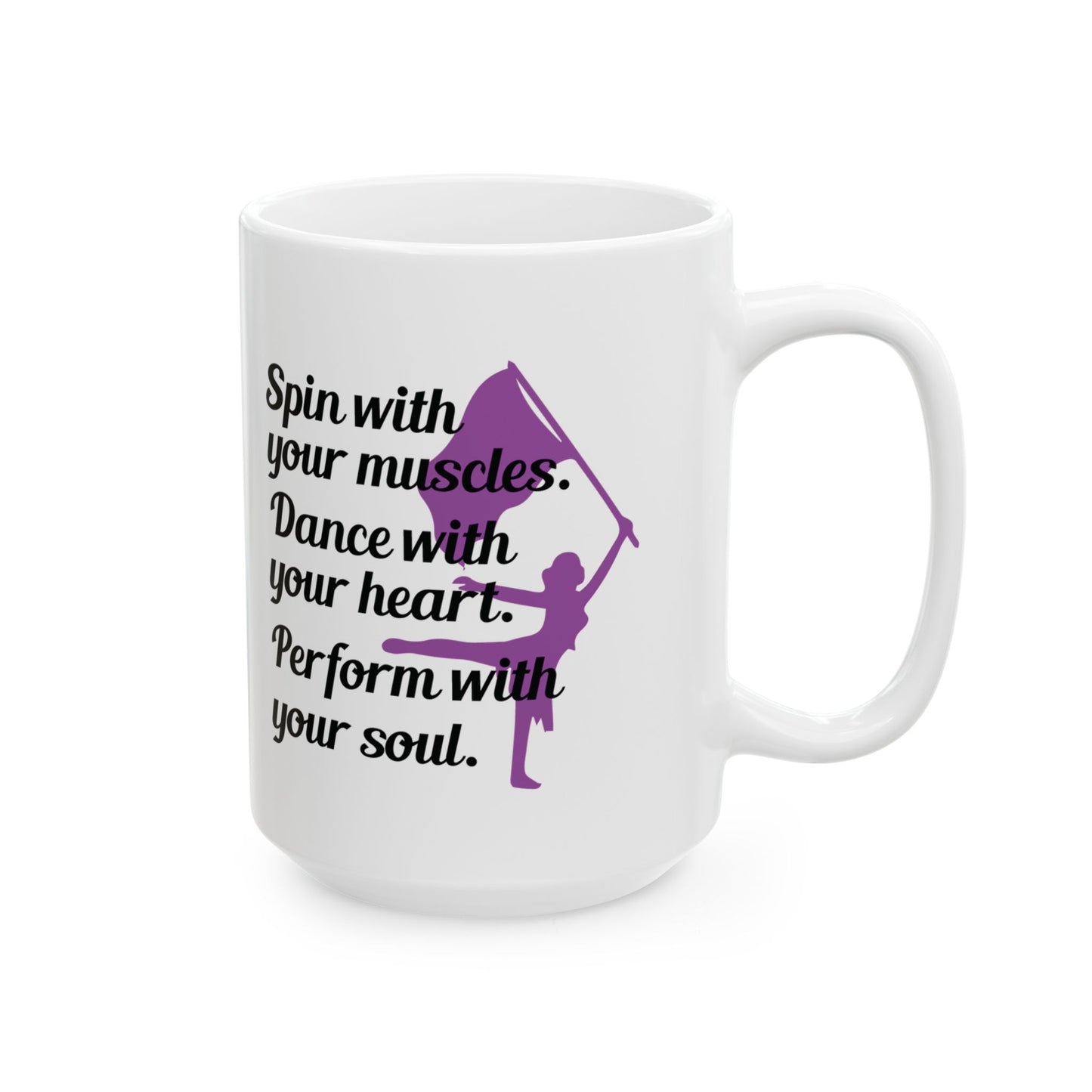 Color Guard Mug - Spin Dance Perform Design for Enthusiasts