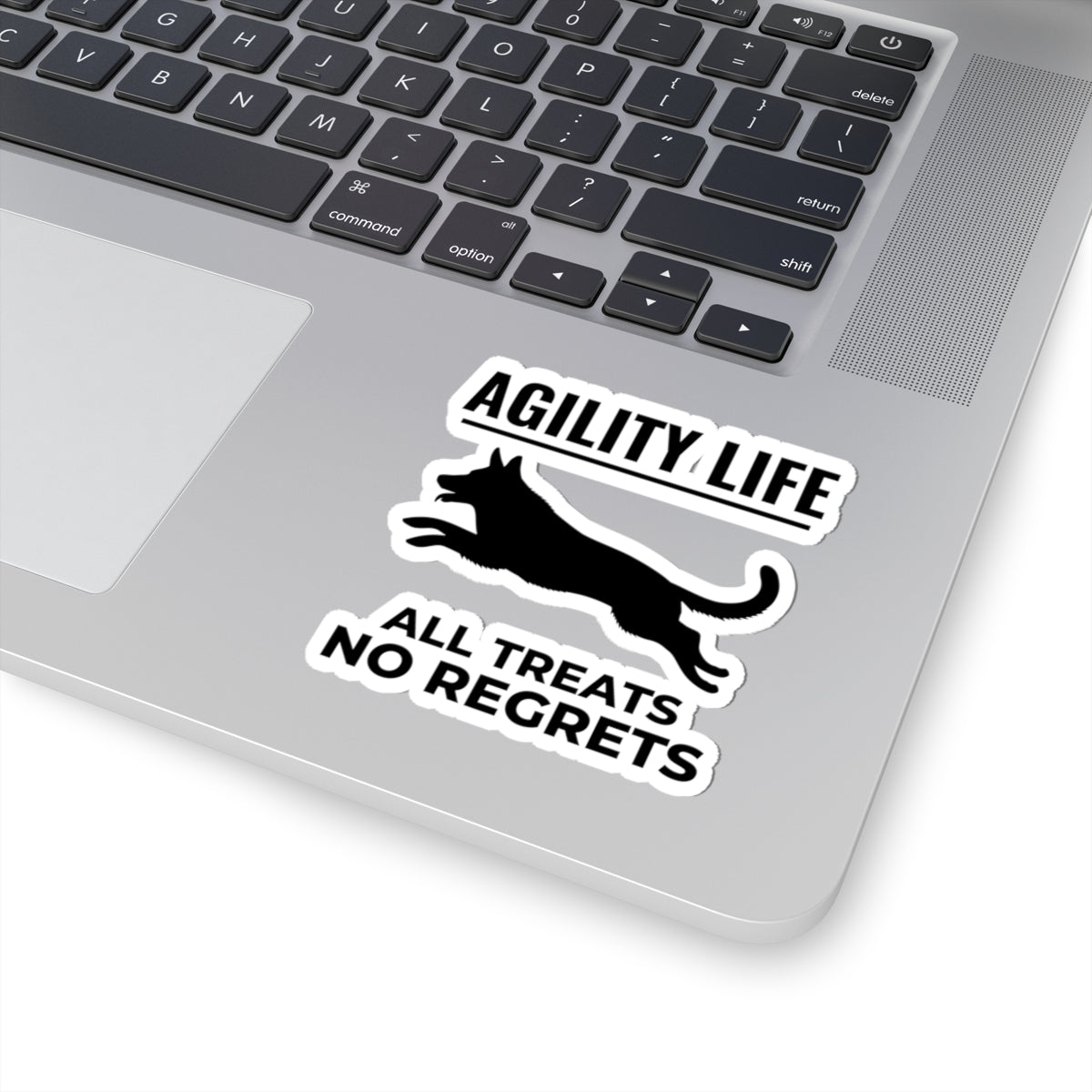 Agility Life Dog Sticker - Funny Pet Training Vinyl Decal for Dog Owners Trainers Competitors