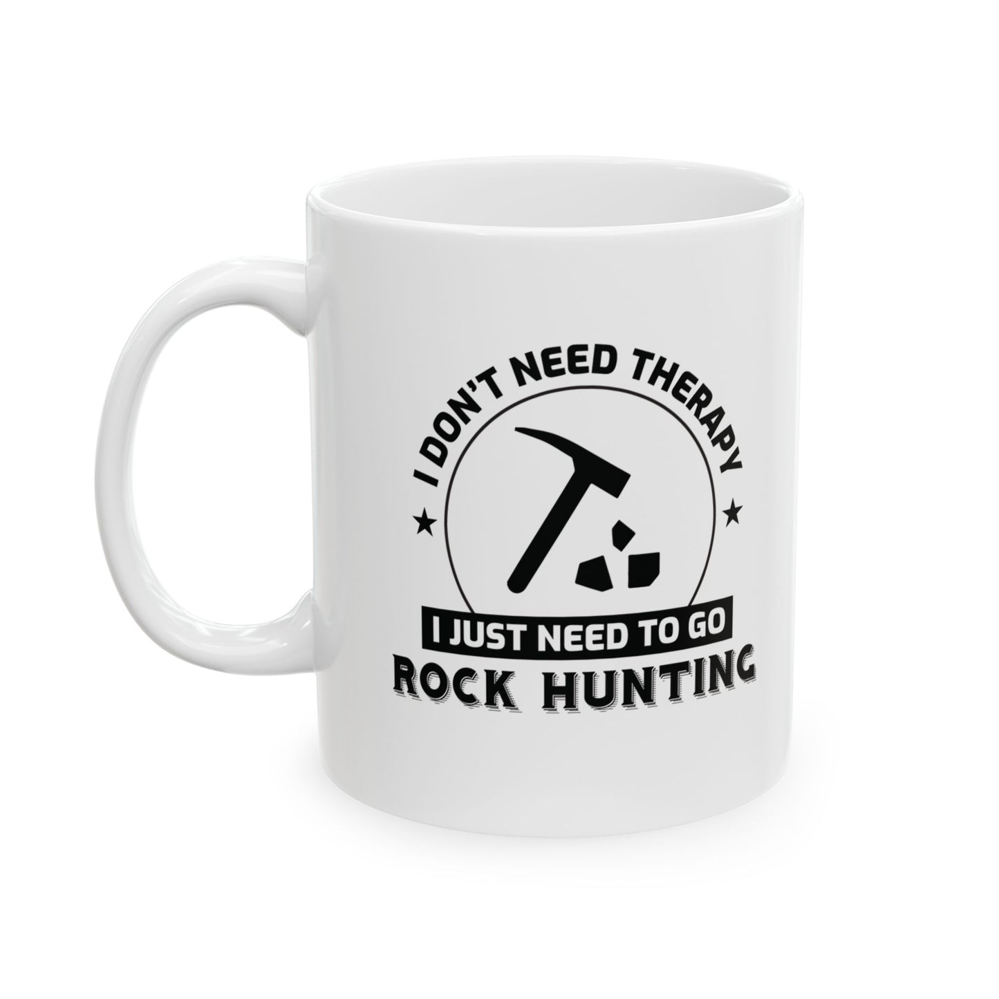 Geologist Mug - Rock Hunting Club Coffee Mug for Geology & Outdoor Exploration Enthusiasts