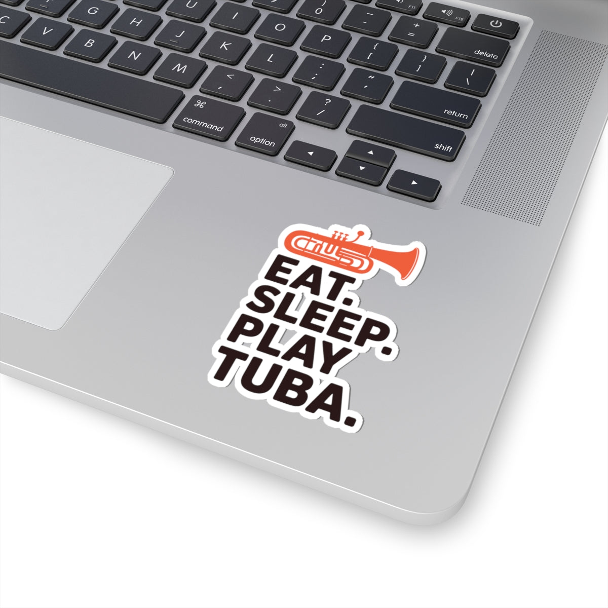 Tuba Lifestyle Sticker - Eat Sleep Play Tuba Vinyl Decal for Musicians