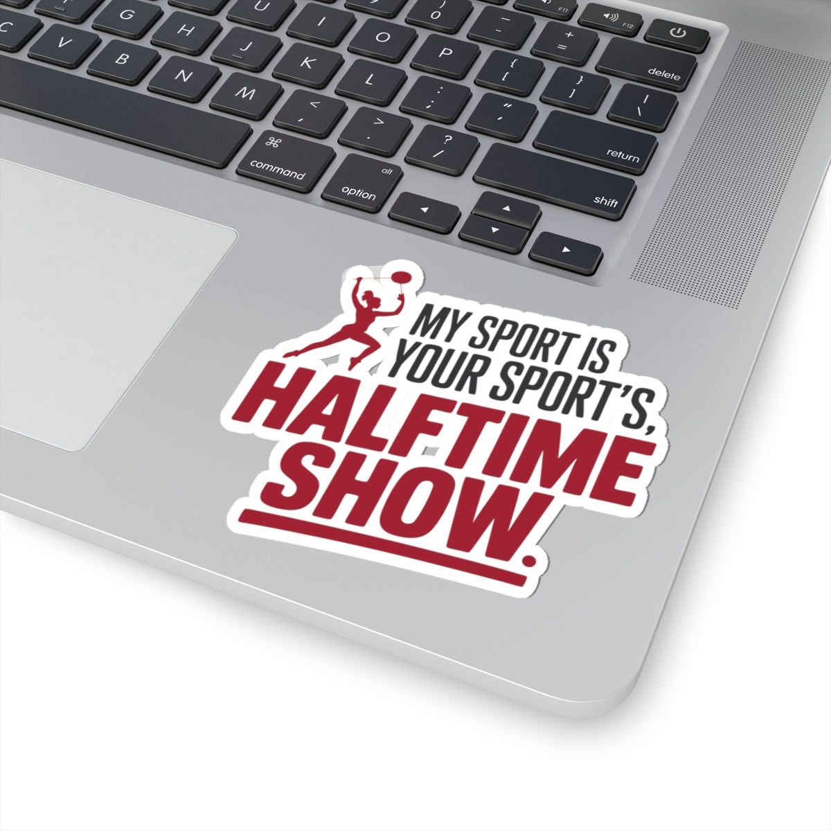 Baton Twirling Sticker – Bold Halftime Pride Humor Decal for Competitive Twirlers & Majorette Athletes