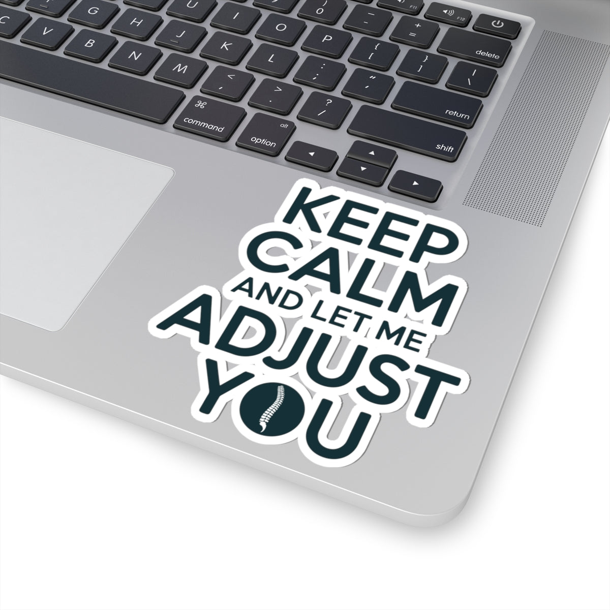 Calm Adjustment Sticker - Chiropractic Care Vinyl Decal for Chiropractors, Spine Therapists