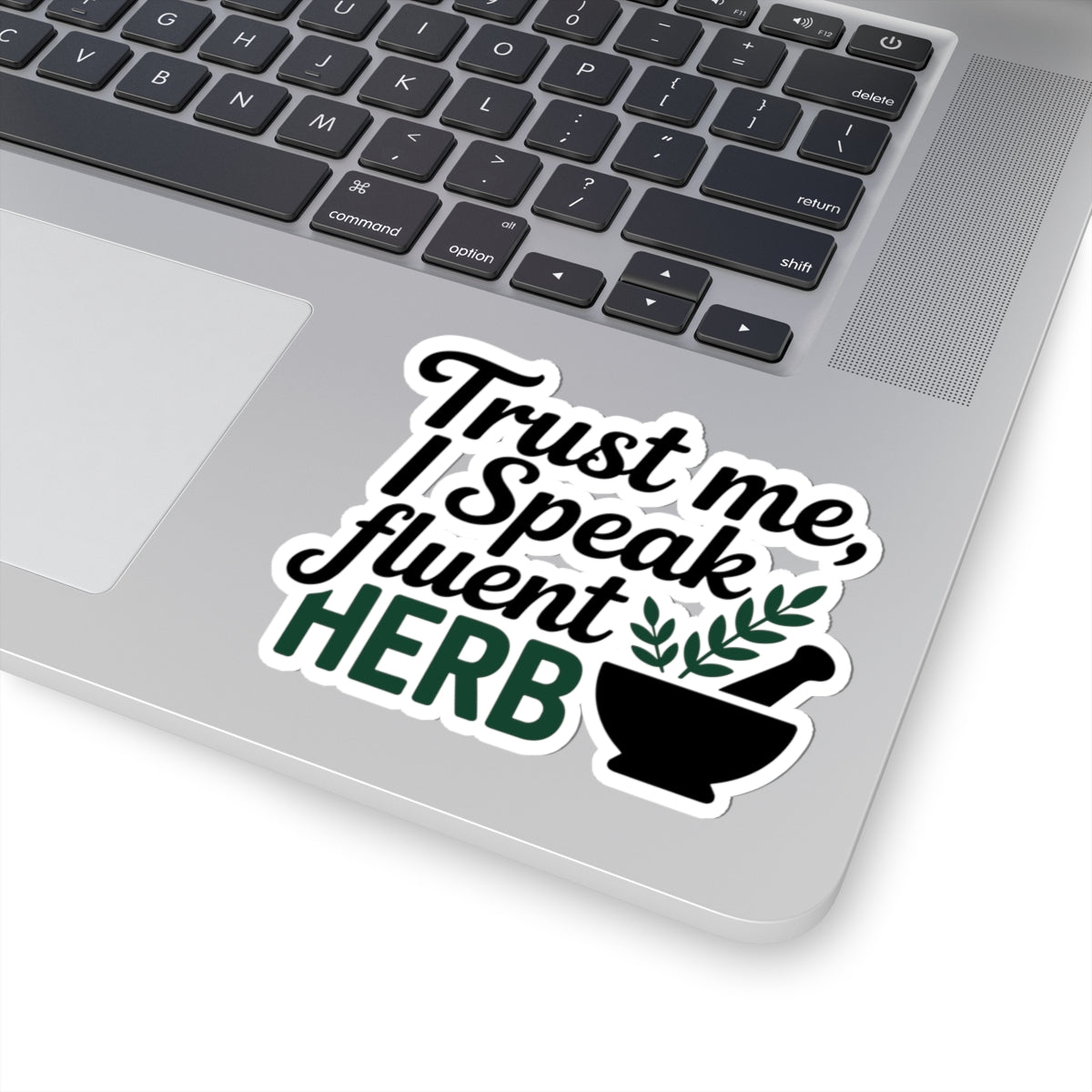 Naturopath Language Sticker - Fluent Herb Speaker Vinyl Decal for Naturopaths, Plant Medicine Experts